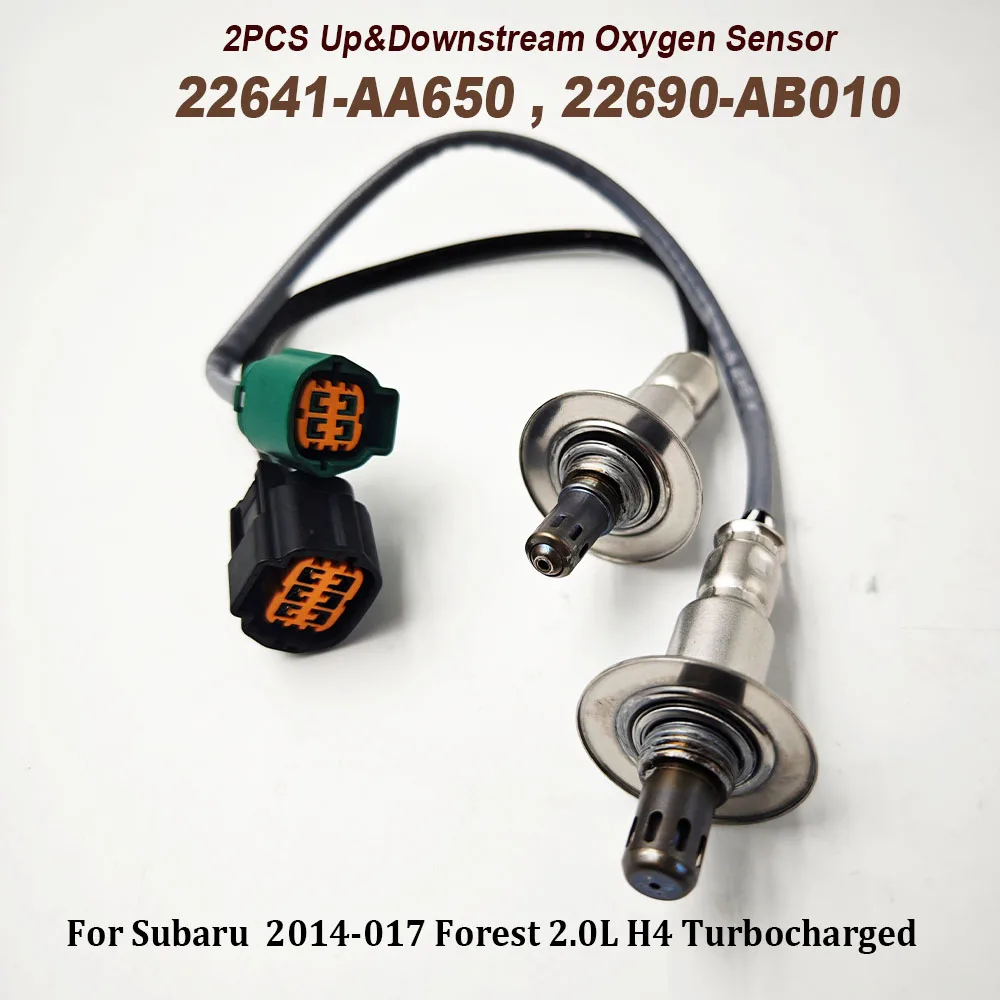 22641-AA650 22690-AB010 2PCS Upstream Downstream Lambda O2 Oxygen Sensor 22690-AB010 234-4988 For Subaru WRX Forest 2.0 H4