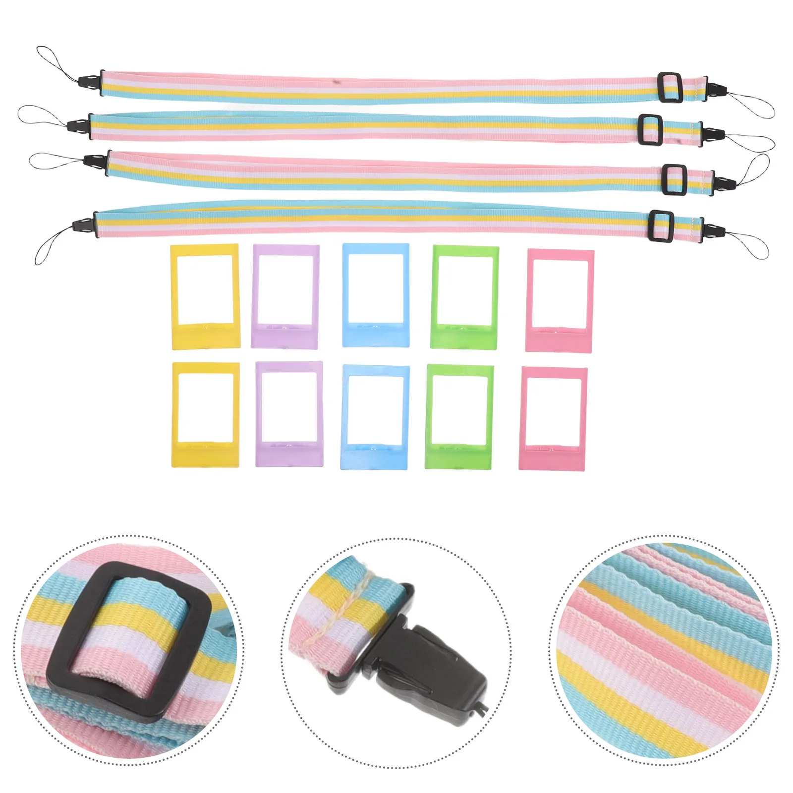 

1 Set Camera Shoulder With Photo Frame Adjustable Crossbody Neck Strap For Travel Photography Anti-Slip Lightweight Harness