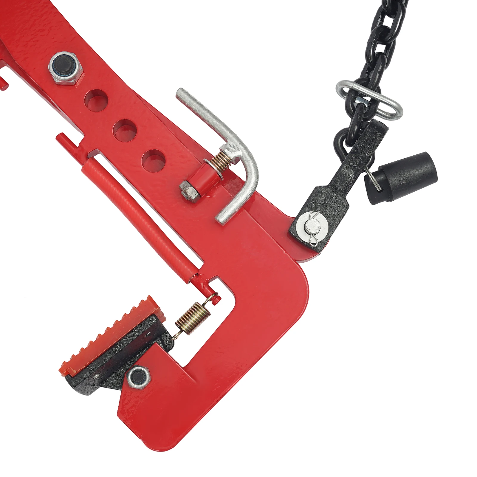 325kg Lifting Clamp for Stone, Scissor Design Adjustable 12-36cm Rubber Chuck, Alloy Steel Construction Material Handling Tool