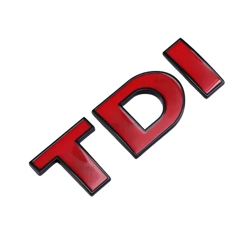 Emblema ABS para Carrocería, Adhesivo Lateral para Maletero Trasero con Logotipo TDI para Golf, Passat, Jetta, Touareg, Tiguan, Polo, Bora, Beetle, Vento, Sharan