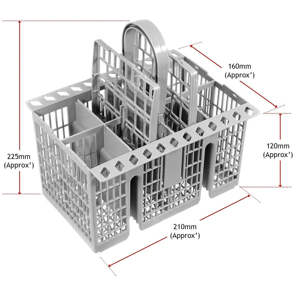 Cesta de máquina de lavar louça multifuncional adaptador acessório cesta de máquina de lavar louça Hotpoint C 00257140   Cesta de armazenamento de facas e garfos