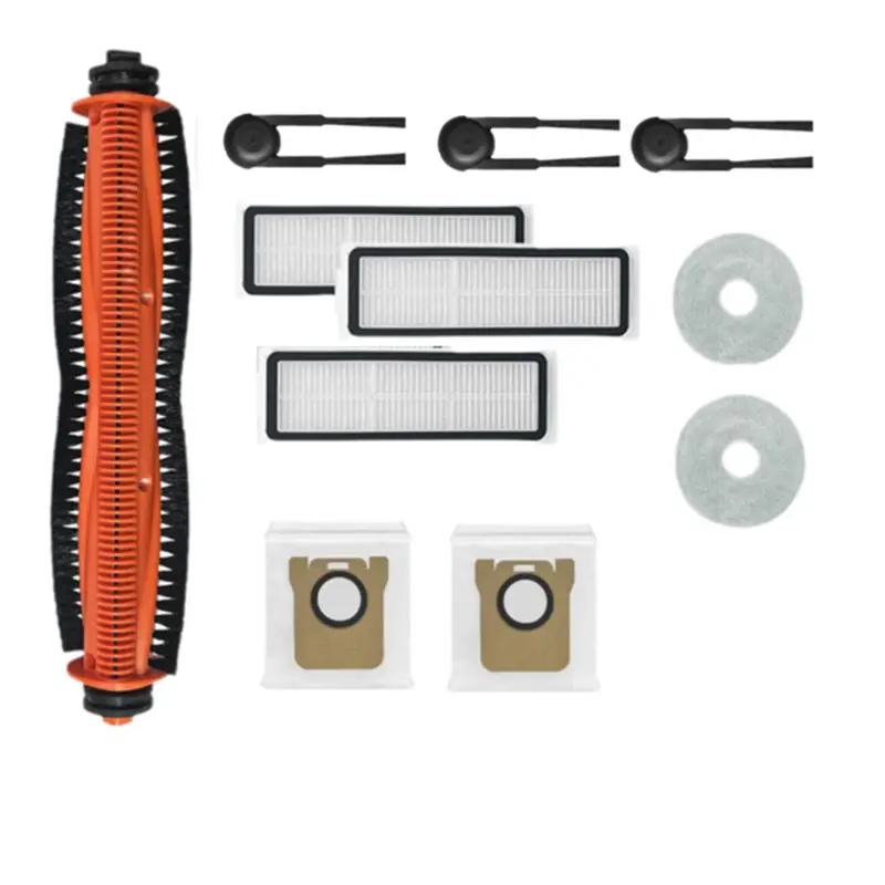 

Аксессуары для пылесоса Xiaomi Mijia M40S/OV31CN: 12 предметов (основная щетка, боковые щетки, HEPA-фильтр, салфетки для влажной уборки, мешки для сбора пыли)