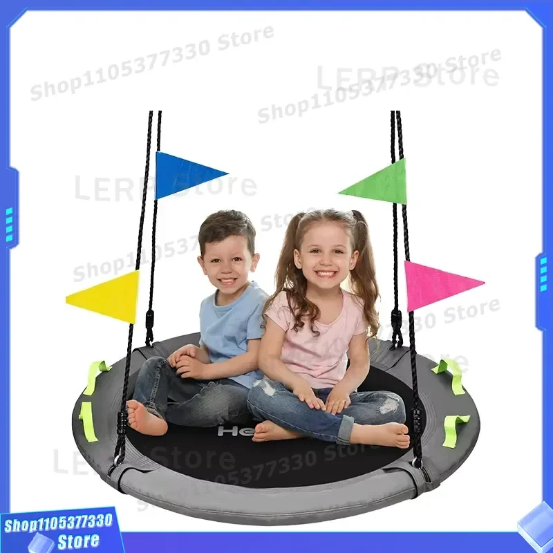 40 Inch Grey Alloy PE Swing Adjustable Height Outdoor Indoor Multi Functional Garden Home School Use Heavy Duty 100-500kg