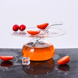 UFO Shaped Creative Cocktail Glasses Restaurant Hotel Molecule Cocktail Glass Japanese Cuisine Sashimi Flying Saucer Plate