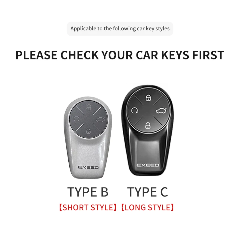 For Chery EXEED ET TXL Starway VX Starlightrun C-DM Cars Remote Key Case Shell Durable Protecter Keychain Cover Case Accessories