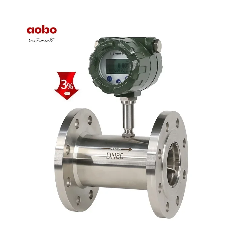 Variable Liquid Turbine Digital Oil River Liquid Fuel Diesel Flow Meter Flowmeter for Industry