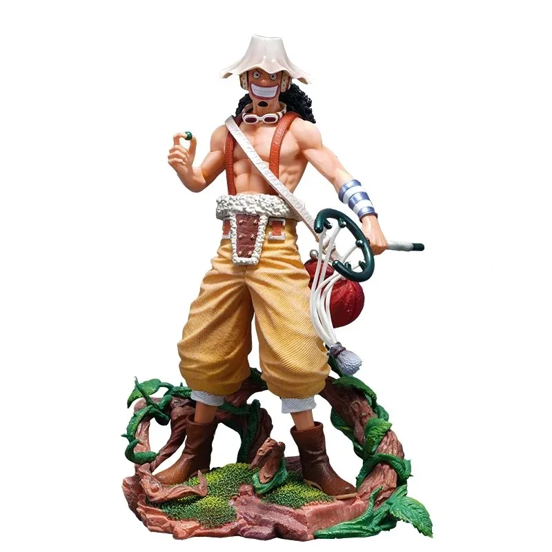 27Cm One Piece Anime Meteor Dua Tahun Setelah LX USOPP Navigasi Raja Action Figure PVC Model Boneka Koleksi Kamar Decora Hadiah