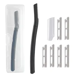 Beard Shaver Set Razor With 6 BladeSets Eyebrow Razor Kit Eyebrow Trimmer Dermaplaning Tool Shaper Facial Razor Beard Moustache