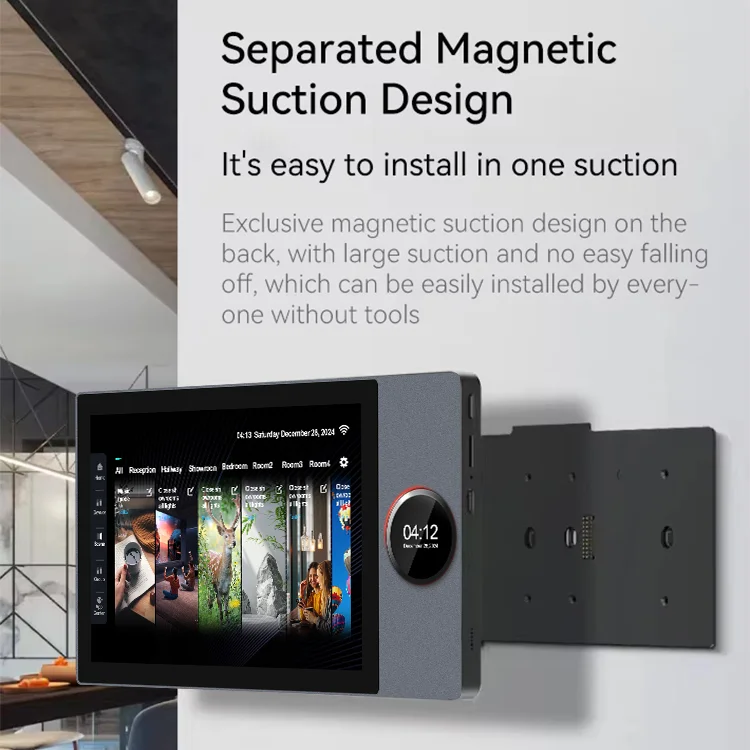 STLF 2025 Tuya 10 Inch Touch Smart Home Zigbee Gateway IPS Music Panel Built-in Amplifier WiFi Connectivity Smart Home Kits Syst