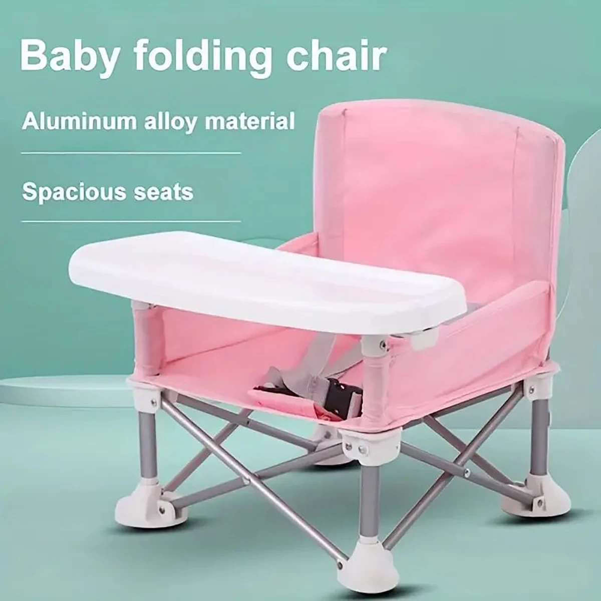 1PC Children\'s dining chair Portable folding dining chair Baby dining table small chair folding dining chair for baby eating out