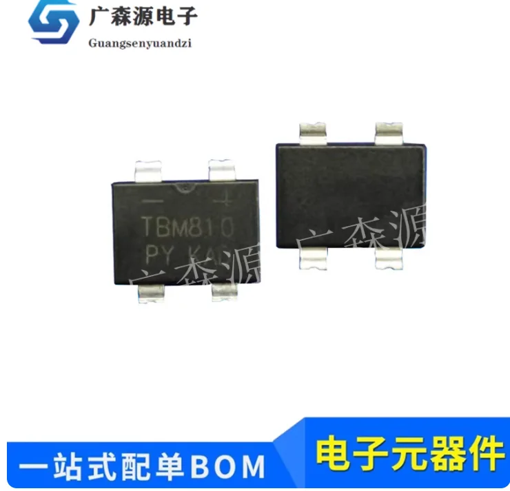 10pcs TBM810 rectifier bridge stack 1KV8A TBM/SOP4 silk screen TBM810