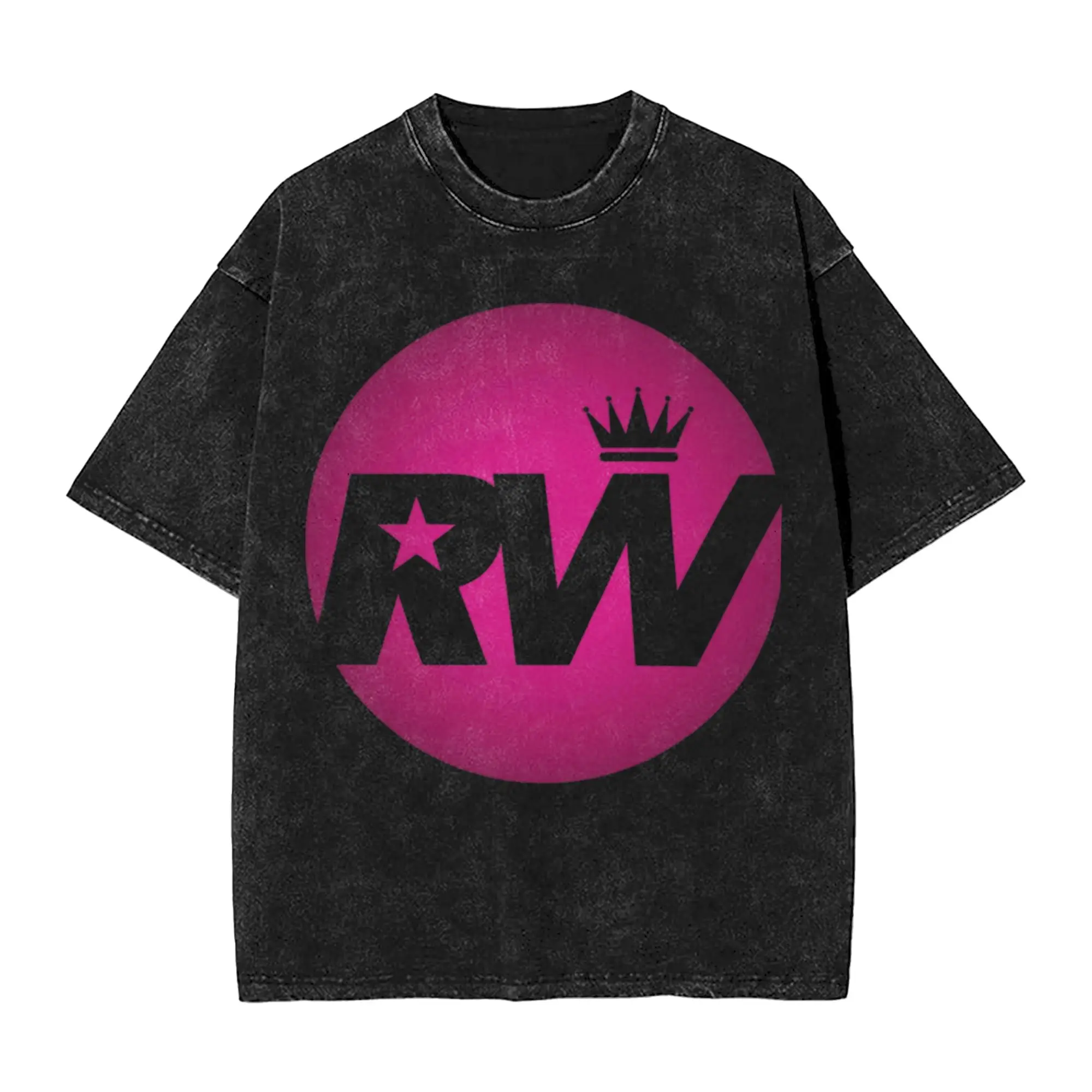 Robbie Williams  Tour T Shirts Hip Hop Washed Short Sleeve Harajuku T-Shirts Vintage Men Women Tops Streetwear Graphic Tops Tees