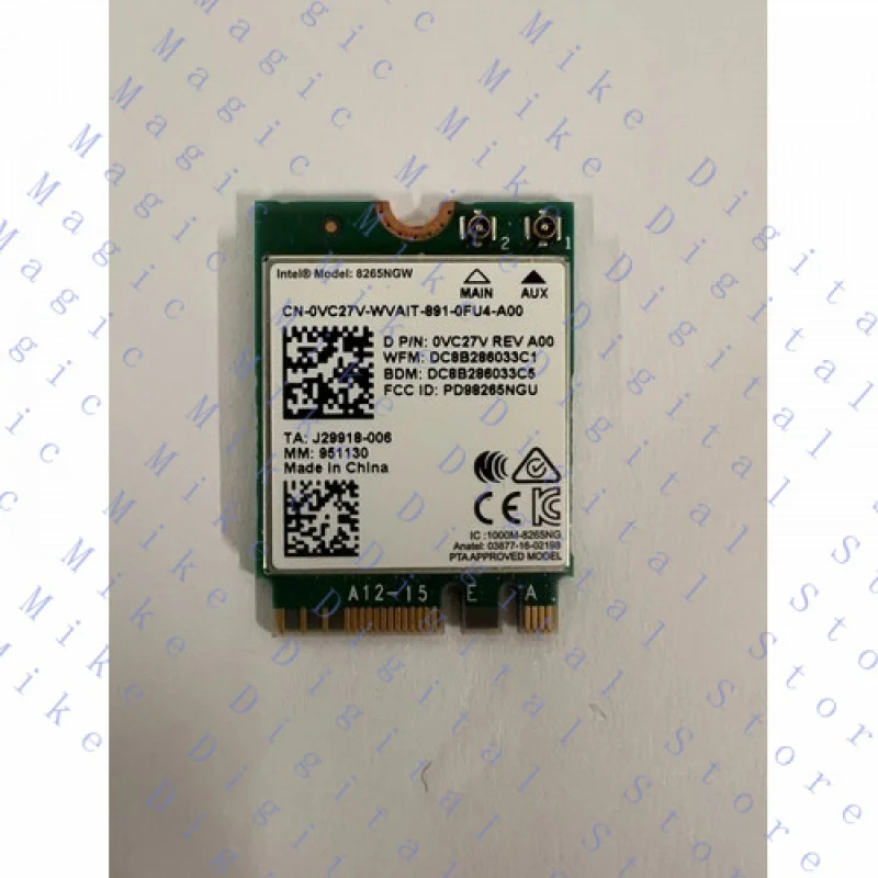

UU FOR Intel WirelessAC 8265NGW Dual Band 802.11ac WiFi BlueTooth 4.2 Card NGFF 867mbps