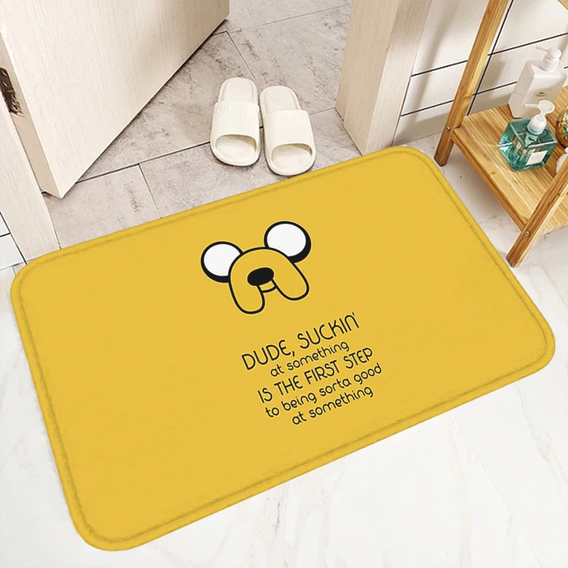 سجادة مانعة للإنزلاق قابلة للغسل للمطبخ وغرفة النوم ، سجاد أرضيات للمنزل ، سجادة مخصصة للغرفة ، مدخل وقت المغامرة