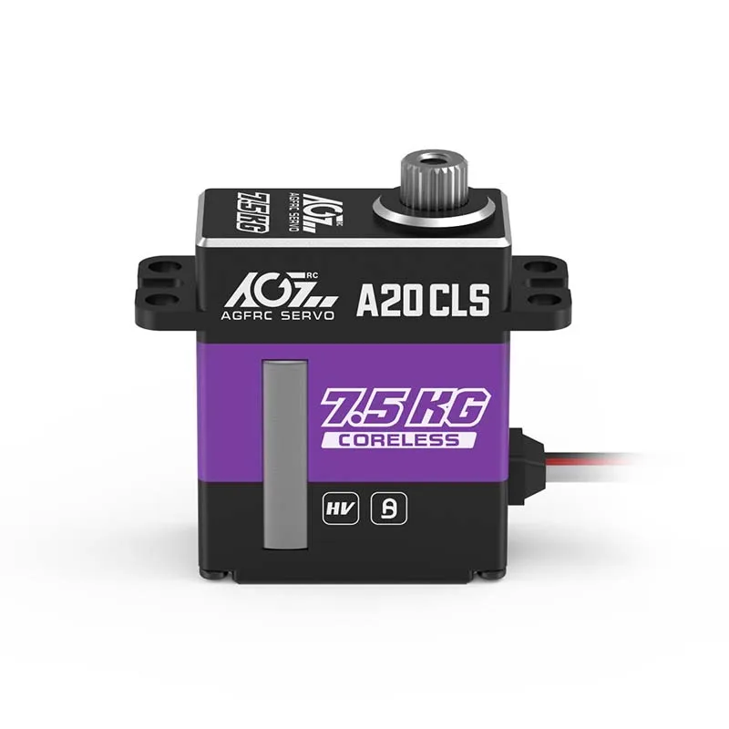 AGF A20CLS High-Precision 20g Titanium-Tooth 7.5kg Mini Servo for Helicopter Robots