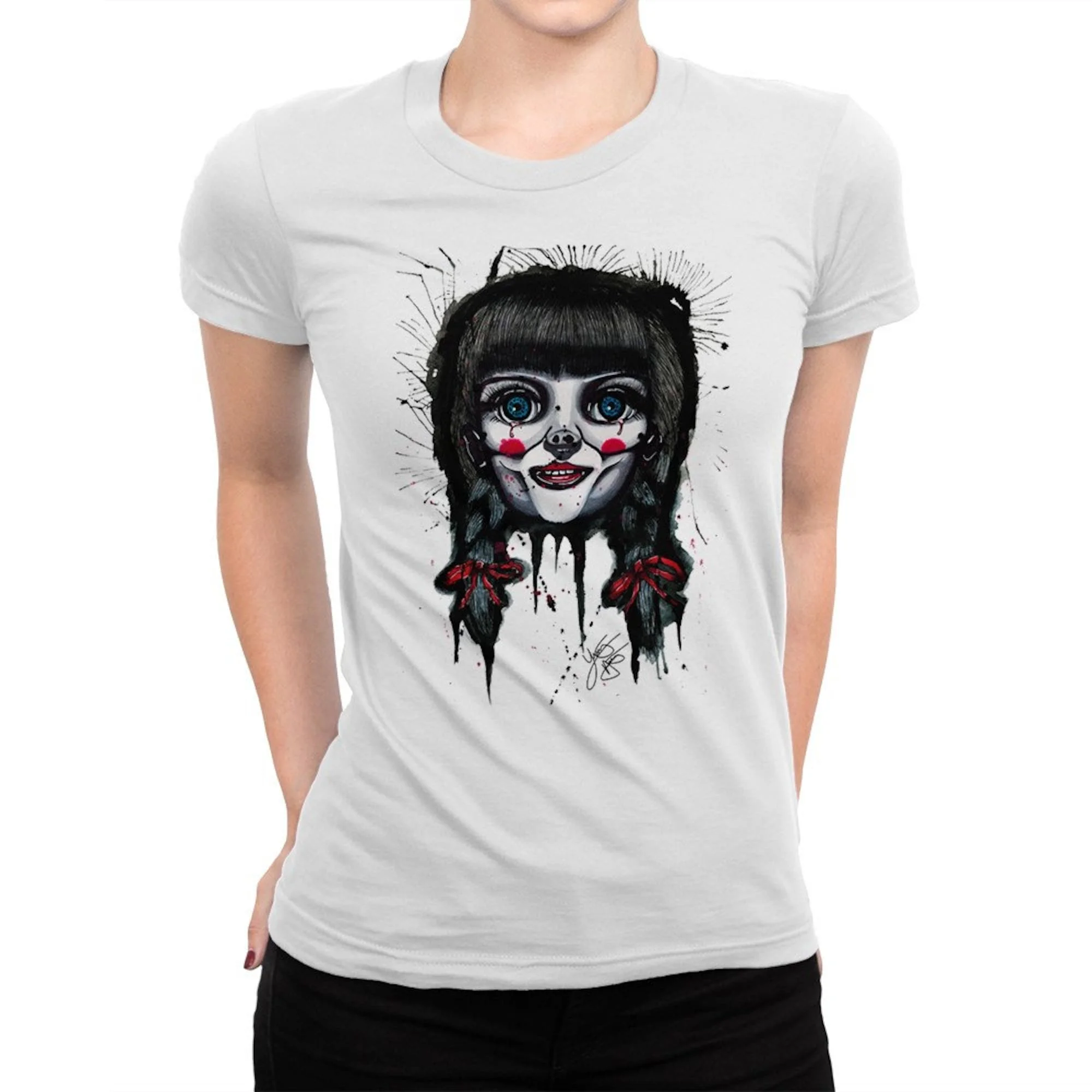 Annabelle Doll The Conjuring T Shirt Men'S And Women'S Sizes Bf 314