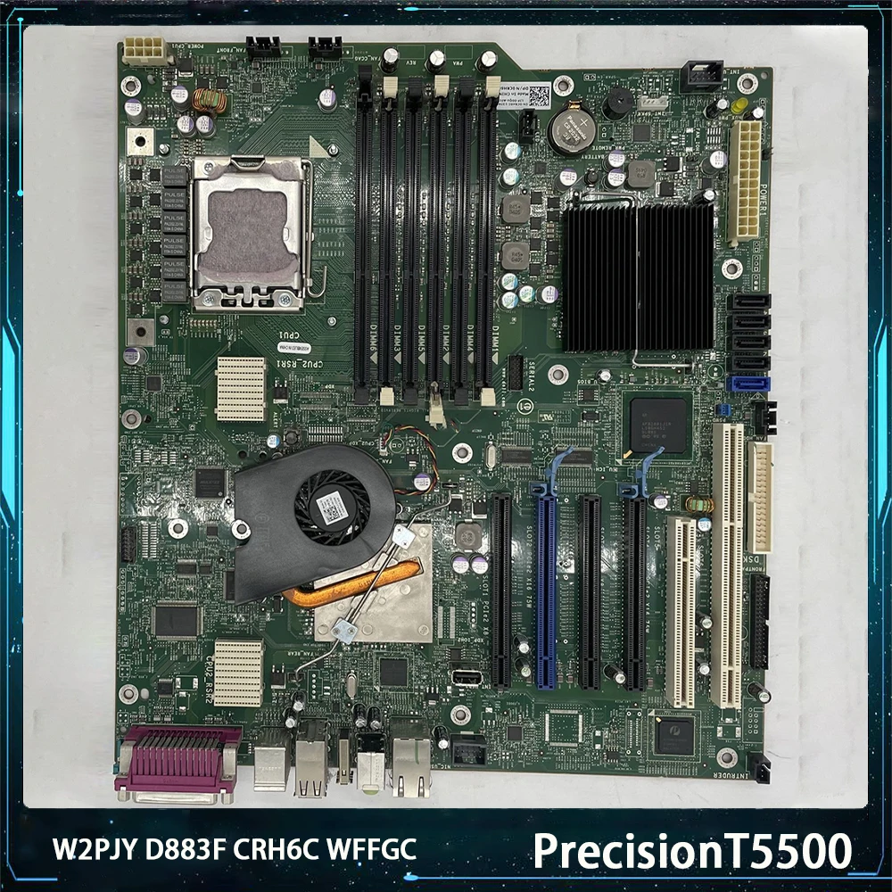 High Quality For DELL Precision T5500 Motherboard D883F 0D883F CRH6C 0CRH6C WFFGC 0WFFGC LGA1366 DDR3