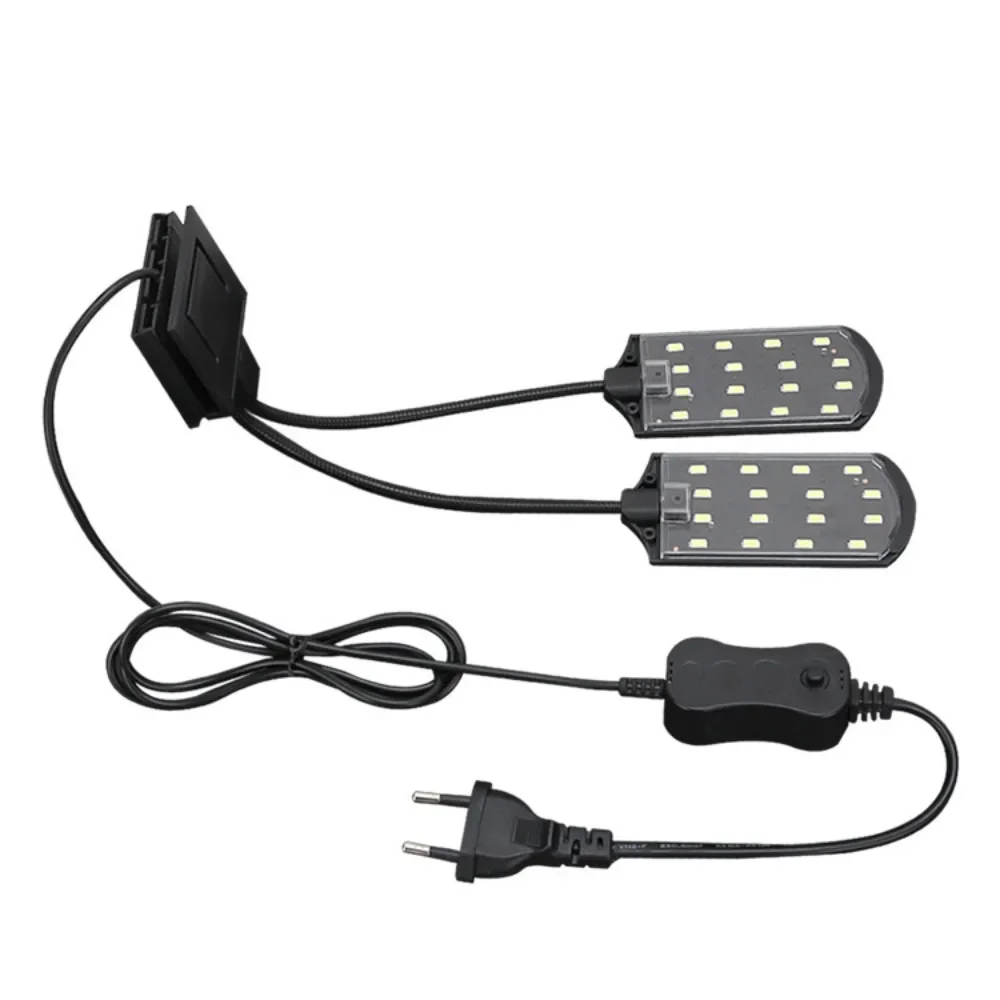 5W Mini LED Aquarium Light, Ultra-thin Waterproof Fish Tank Lamp, LED Reef Decoration Light For Nano Tank Water Grass Fish Algae
