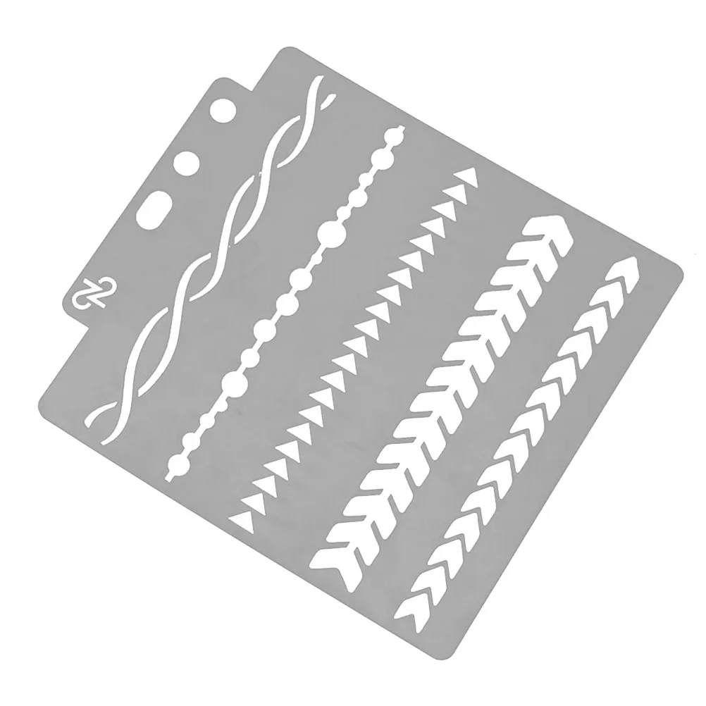 Plastic Drawing Stencil Assorted Patterns Stencils For For Cake Decorating Art Class Hollow Painting