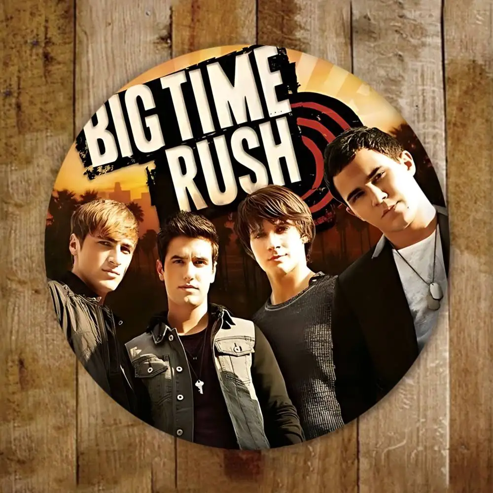 الدراما التلفزيونية B-Big Time Rush شارات الإبداعية صفيح لينة زر دبابيس الحيوان أيقونة بروش التلبيب على ظهره