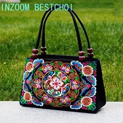 Fashion All-match 2024 New Girl stile etnico borsa da donna in tela ricamata multifunzione Mochila Mujer Sac A Dos