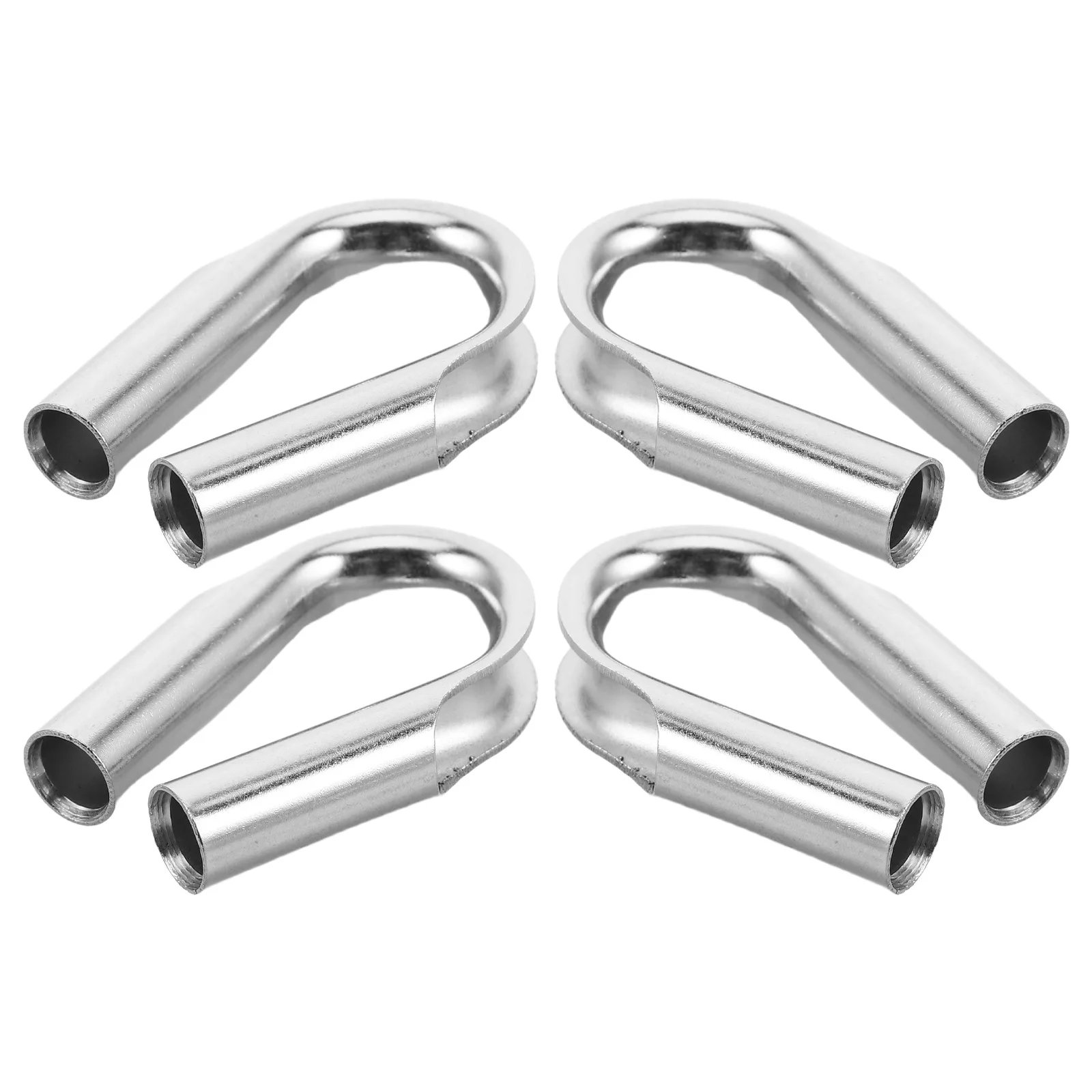 

4pcs Stainless Steel Thimble 304 Marine Grade Cable Wire Rope Heavy Duty Sailing Fishing Boat Rigging U Shaped