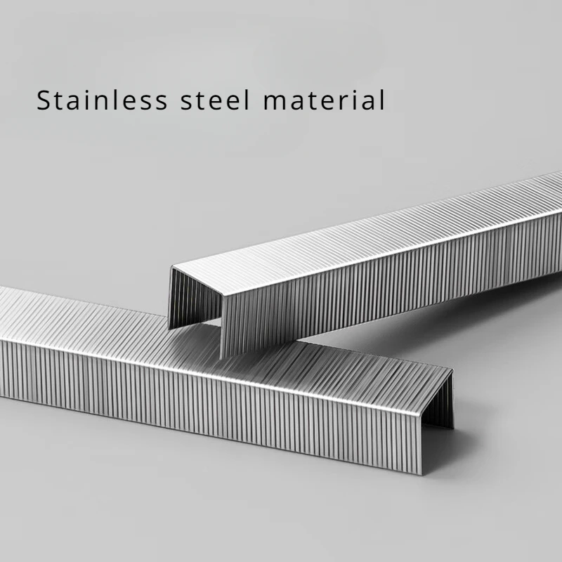 Deli 0210 23/10 stainless steel thick layer staples easy to penetrate staples 1000 single box can book 60 pages