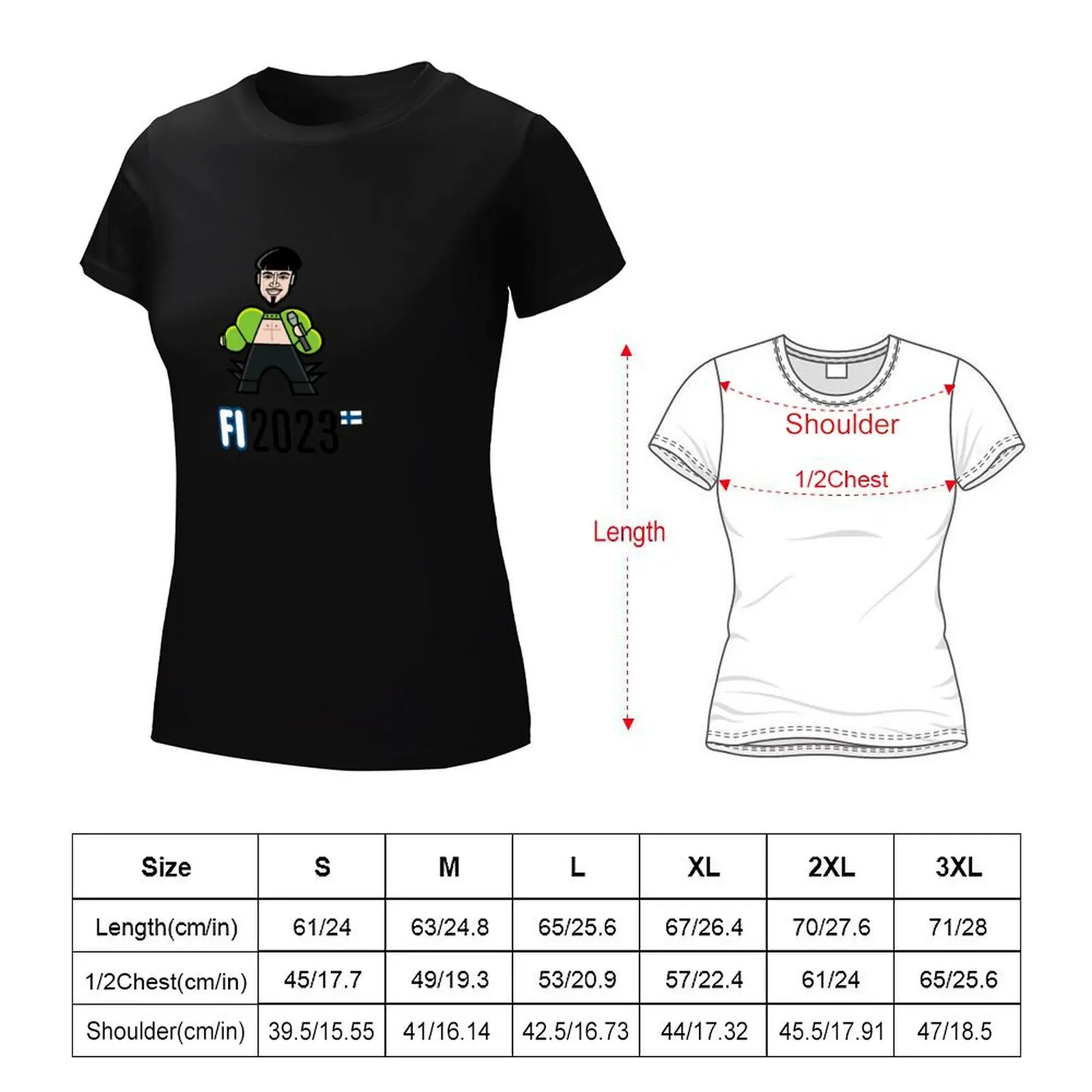 Finland 2023 T-Shirt korean fashion summer tops Blouse t-shirt dress for Women long