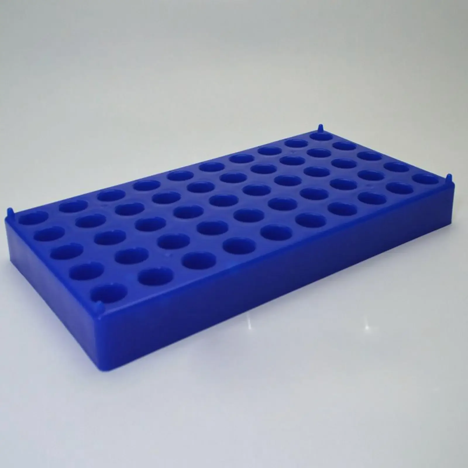 Blue Plastc Vial Rack 50 Holds Diameter 12mm 1.5/2ml Vials Centrifuge Tube Rack