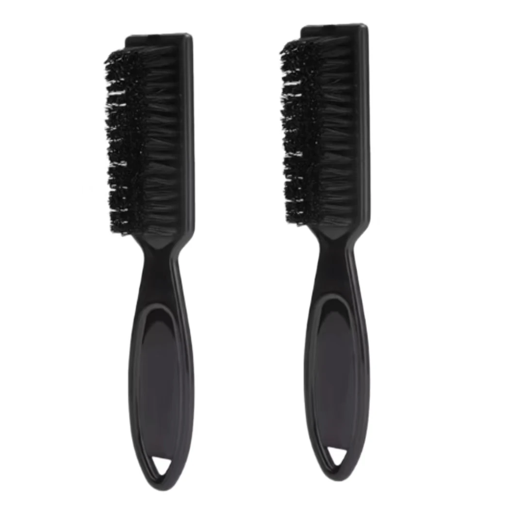 Set Cleaning Brush Barber Neck Duster Brush Plastic Handle Hairdressing Soft Hair Cleaning Brush Head Shape Styling Tool