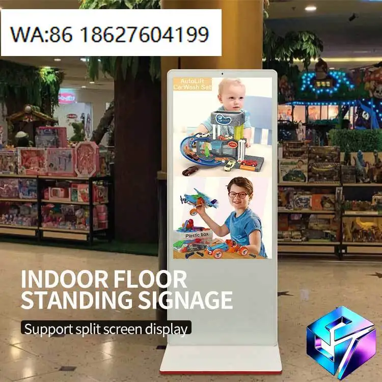 

49 Inch Android Vertical Digital Signage Floor Standing LCD Totem Retail Restaurant Shopping Mall Advertising Display