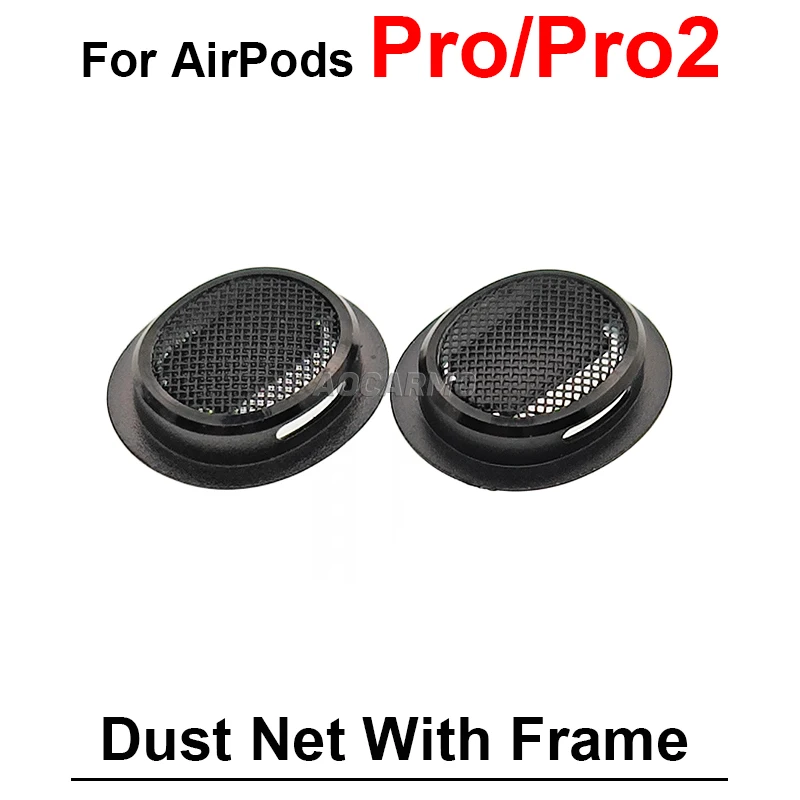 For Apple AirPods Pro Pro2 Left And right Earphone Headset Jack Dust Mesh Frame Holder Replacement Parts