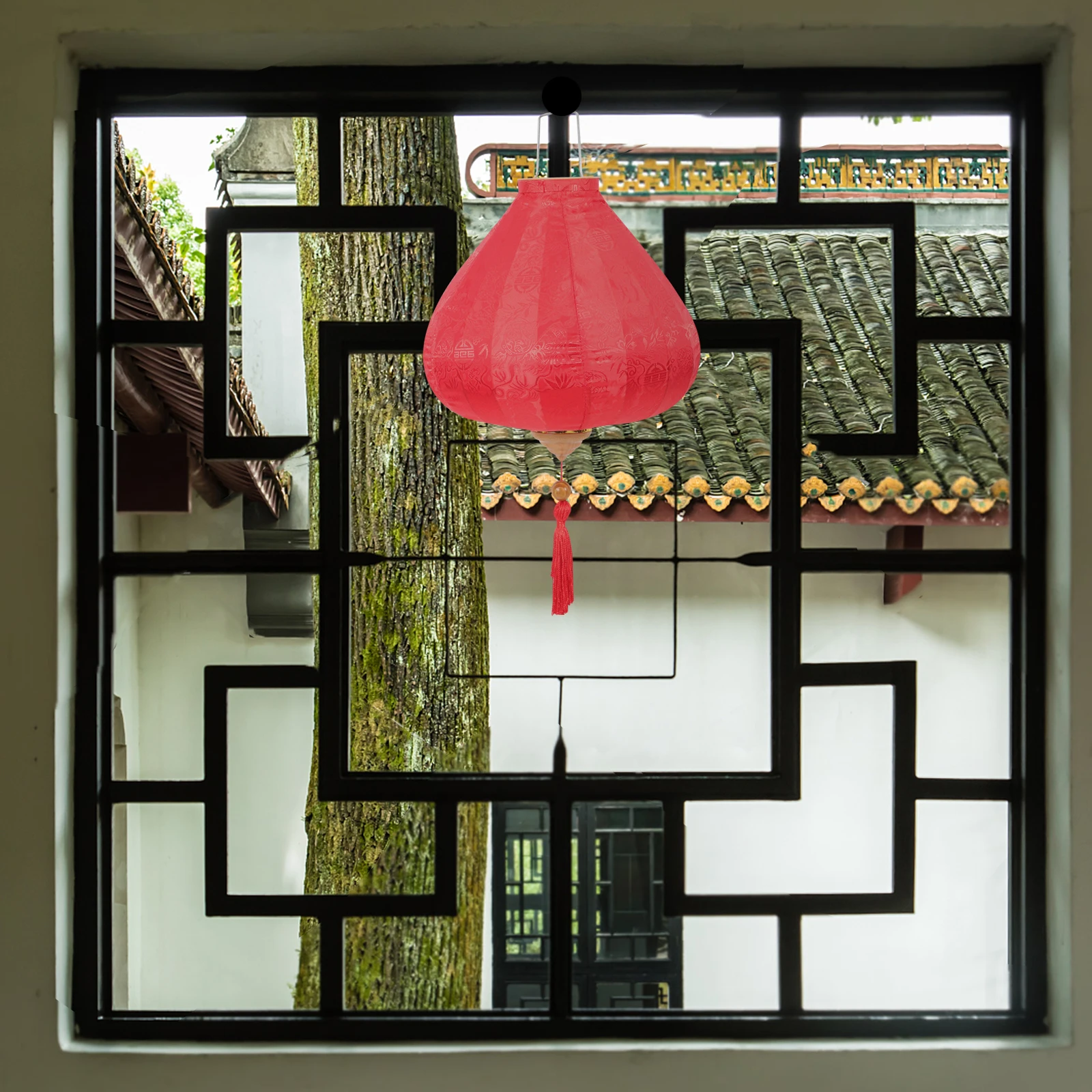 

Large Red Lanterns Hanging Decorative 12 Inch Spring Festival Party Decor Chinese New Year Lantern Solar Light Outdoor