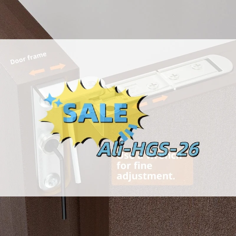 

2PCS 3D Adjustable Invisible Cabinet Hinges - Zinc Alloy Hidden Door Hinges for Furniture Installation