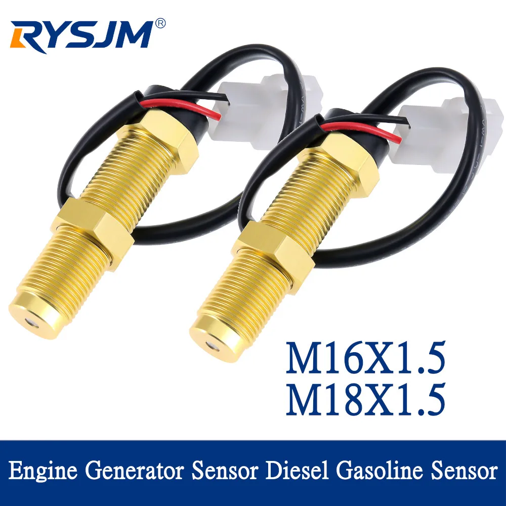 M16 M18 Universal Engine Generator Sensor Diesel genset part Magnetic Speed Sensor Tachometer Tacho Sender Outboard RPM Sensors
