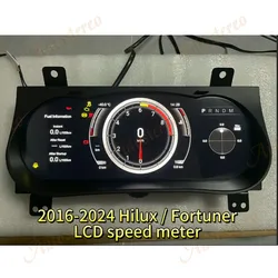 2025 Update For Toyota Hilux Fortuner 2016-2024 Virtual Cockpit Digital Cluster Car Odometer Screen Dashboard LCD Speed Meter