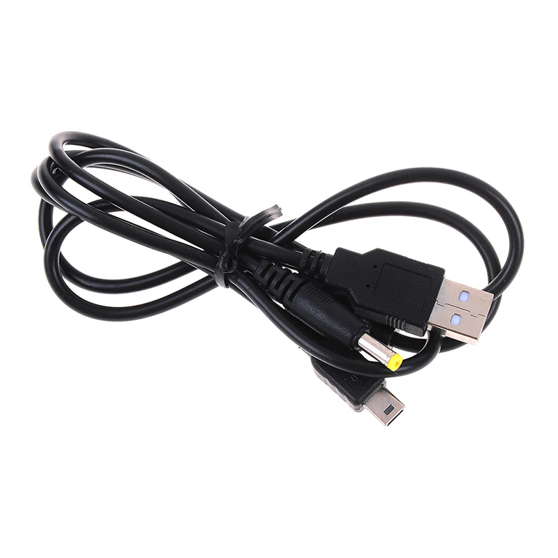 1pc 2-in-1 USB Data Cable / Charger Charging Lead for Psp 1000 / 2000 /3000 Playstation Portable Sony Video Games