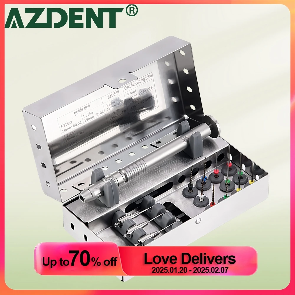 AZDENT Dental Endodontic File Removal System Kit Broken File Removal Instrument Extractor Dentistry Clinic Tool