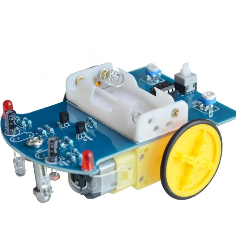 Kit de carro de rastreamento-1Line Inspection Trolley Line FinderDIYEComponentes eletrônicos