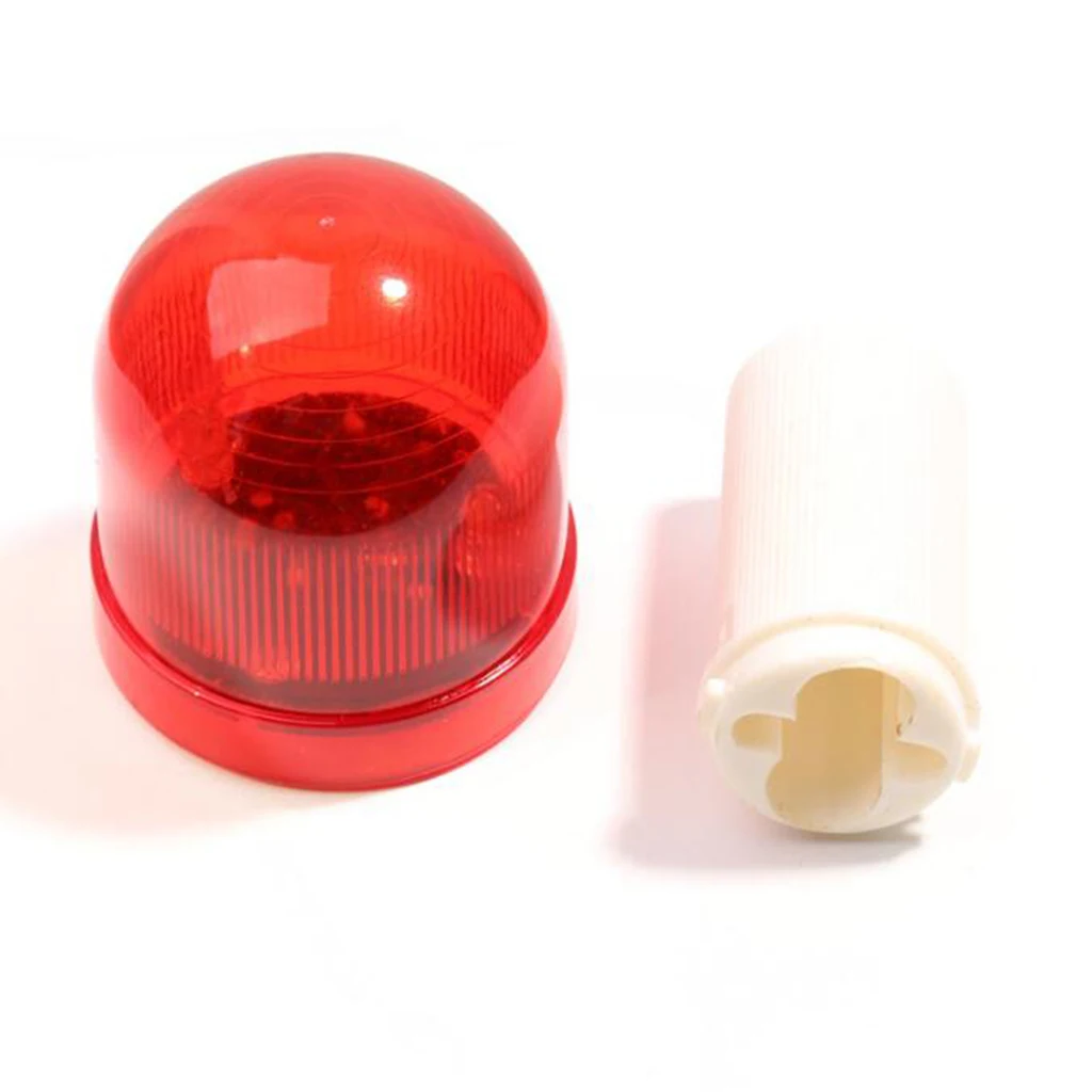 1pc Red Battery Powered Ultra Bright Police Warning Beacon Light Signal