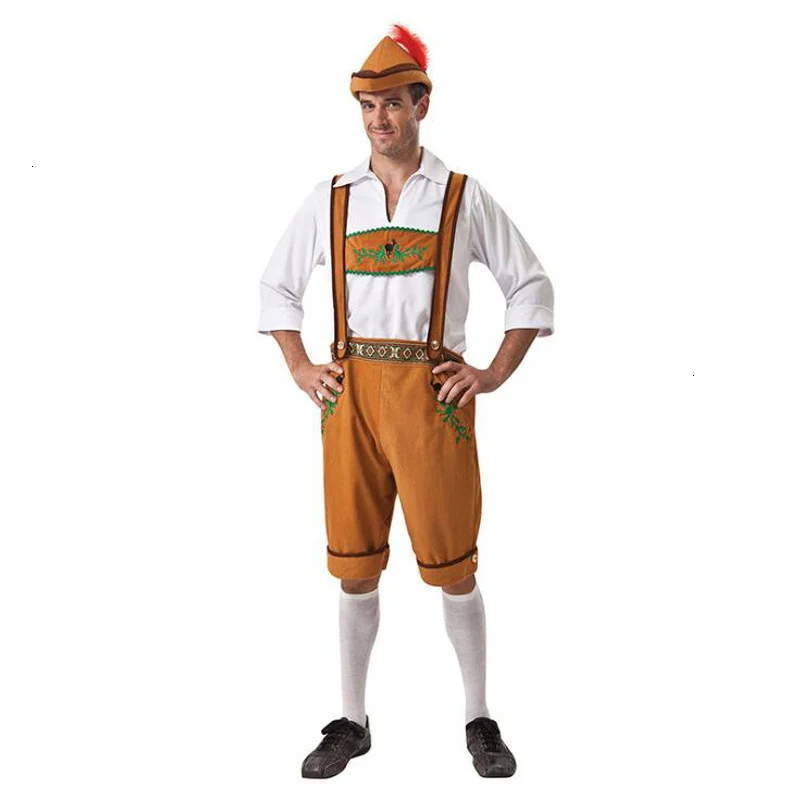 Uomo germania Oktoberfest costumi Fantasia donna birra bavarese Featival vestito Cospaly coppia adulta panni da cameriera per feste Plus Size