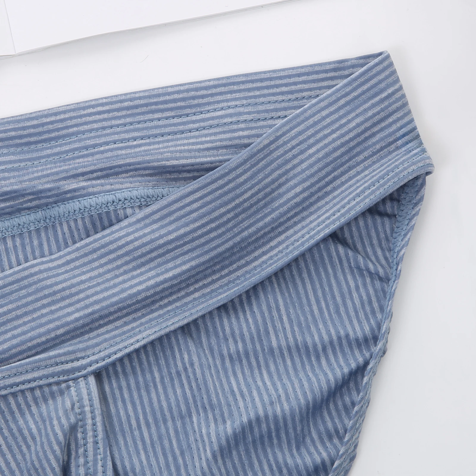 4er-Pack Gym-Slips für Herren, Unterwäsche mit großem Beutel, Sportunterhose, Trainingsunterwäsche, Fitness, bequem, für Bodybuilding, hoch geschnitten, breiter Bund – Detail 12