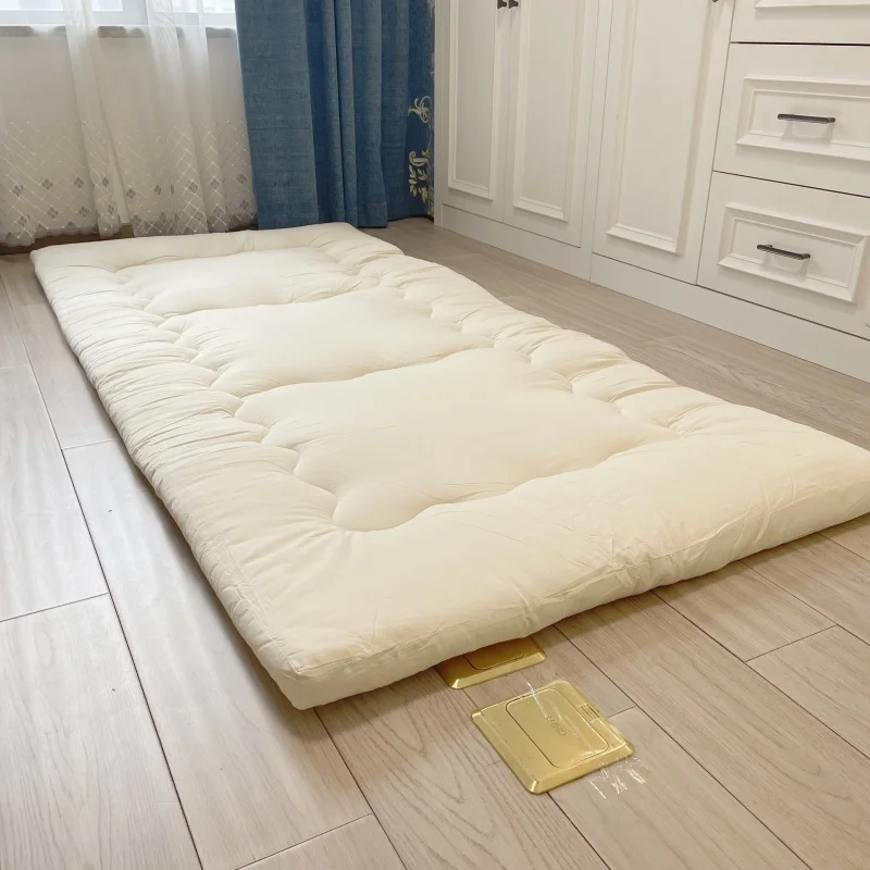 

Japanese Shiki Futon Mattress Thicken Tatami Mat Sleeping Pad Foldable Floor Sleeping Guest Bed For Travel Bedding Single