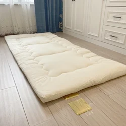 Japanese Shiki Futon Mattress Thicken Tatami Mat Sleeping Pad Foldable Floor Sleeping Guest Bed For Travel Bedding Single