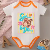 Pure Cotton Onesie Wonderful Summer Print Bodysuit Comfortable Cloth for Baby Jumpsuit for 0 To 12 Months Newborn - Image 2