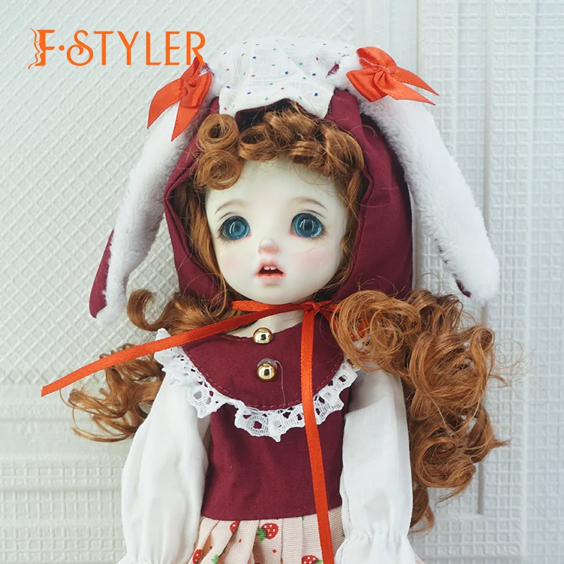 FStyler BJD Dolls Cute Pastoral Clothes Hat Hair Ornaments Accessories for 1/6 6-7inch 30mm Barbie Dolls