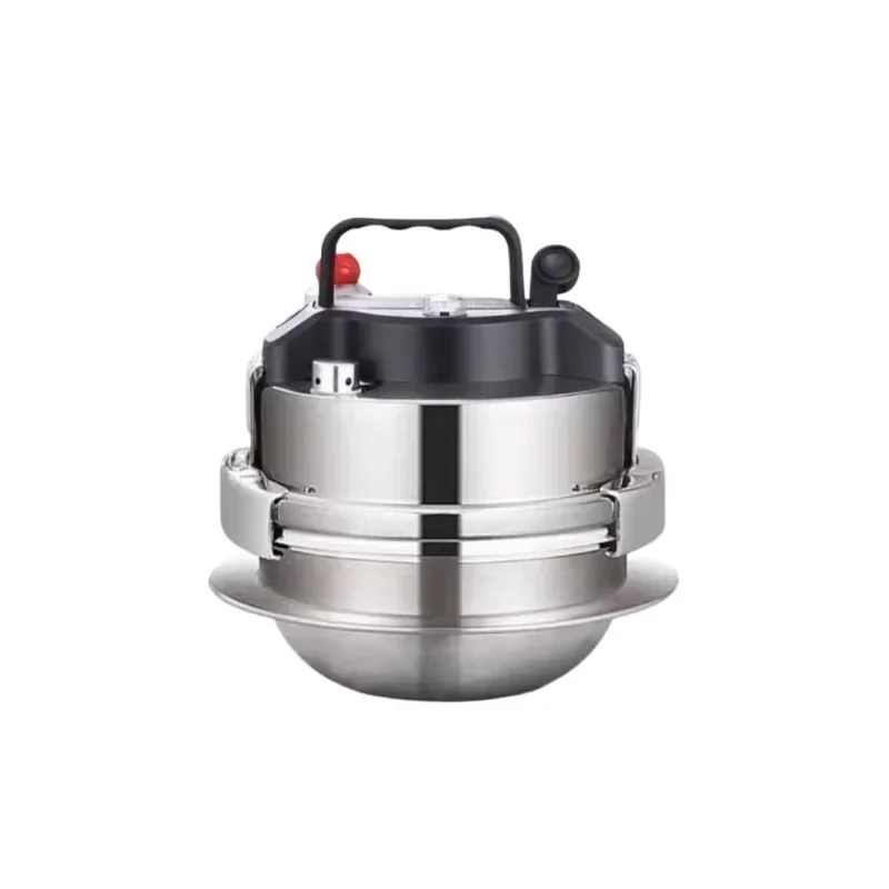 Mini 304 Stainless Steel Pressure Cooker for Gas and Induction Cookers, Portable and Durable, perfect for 1-2 people