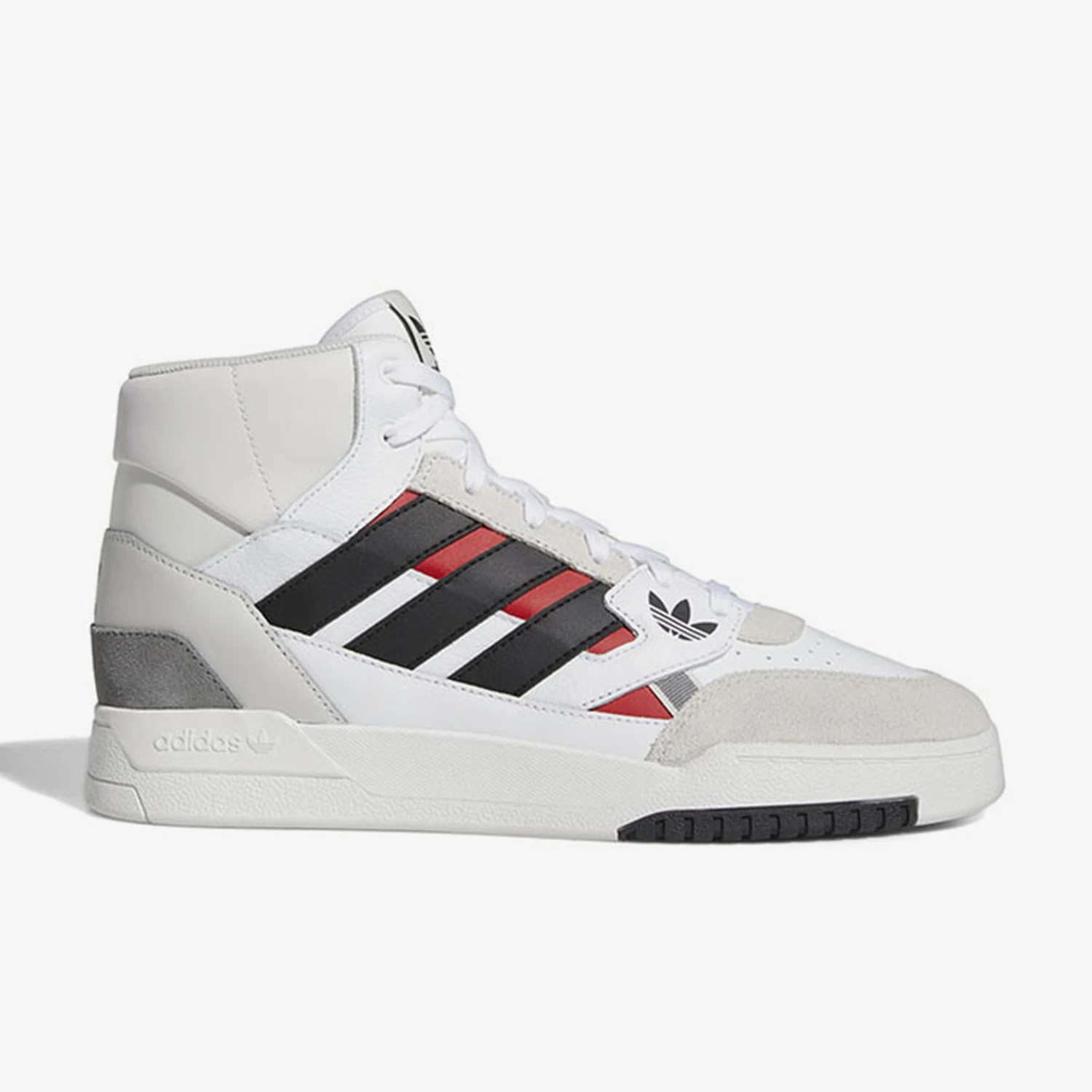 Adidas genuine clover men's and women's sports and leisure wear-resistant high top board shoes GV9447