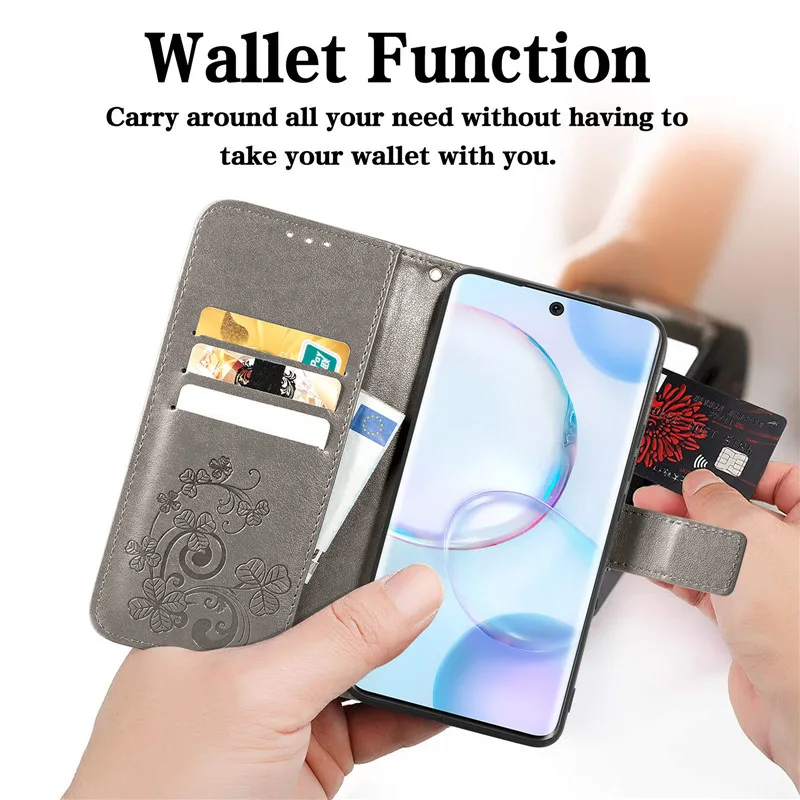 Wallet Case For Huawei Honor 50 Lite 9A 9C 9S 30i 30S 30 60 Pro 10X 9X Lite Huawei Y5P Y6P Y8P Nova 8i 8 Pro 7 9 SE Leather Case