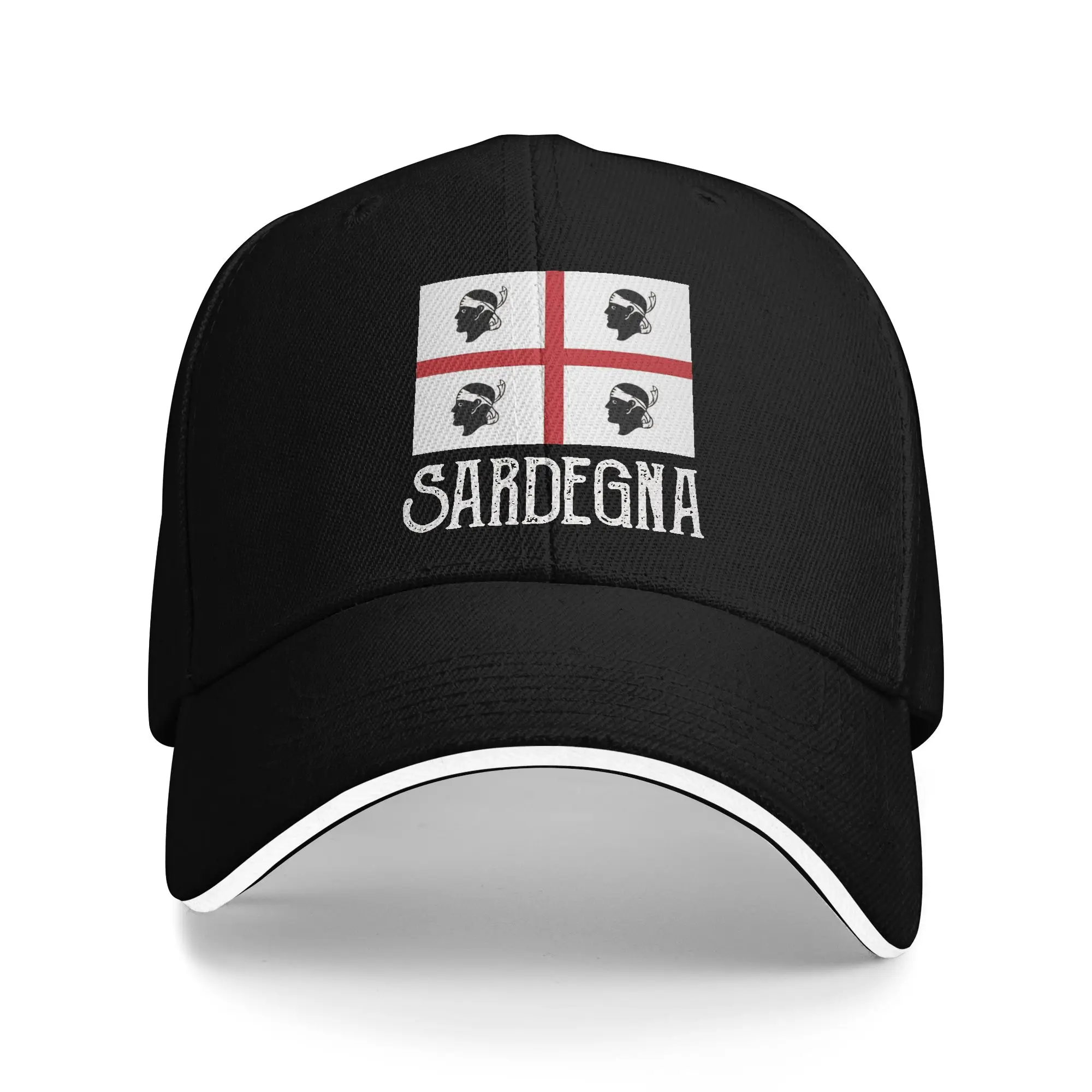 Sardínia       Gorras de béisbol Love Sardegna Flag Sardo Pride, gorra tipo sándwich de Hip Hop, estilo unisex, gorro deportivo ajustable